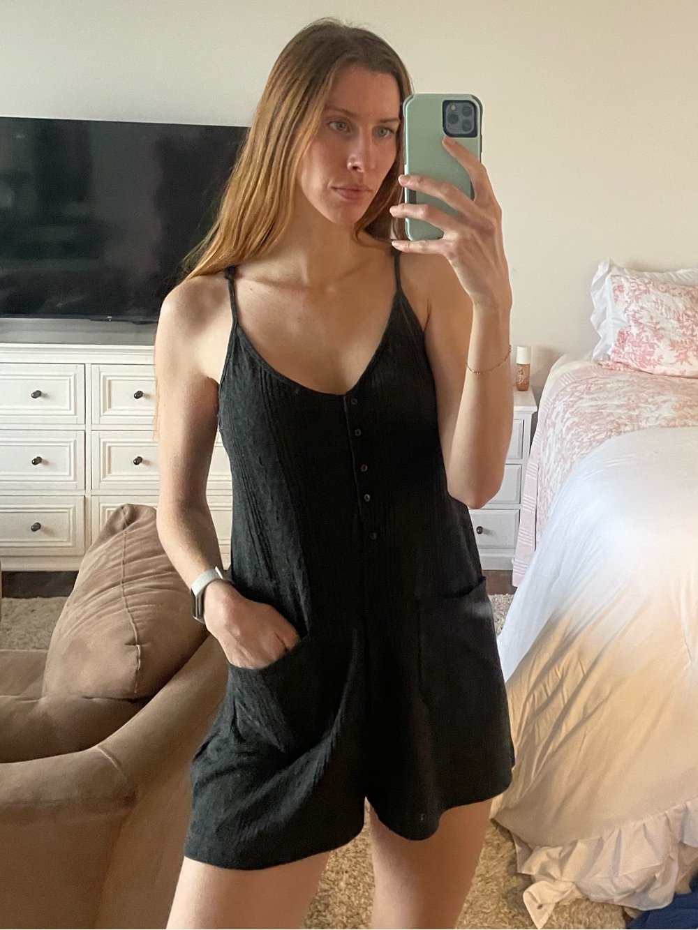 Urban Outfitters Charcoal Grey Lounge Romper